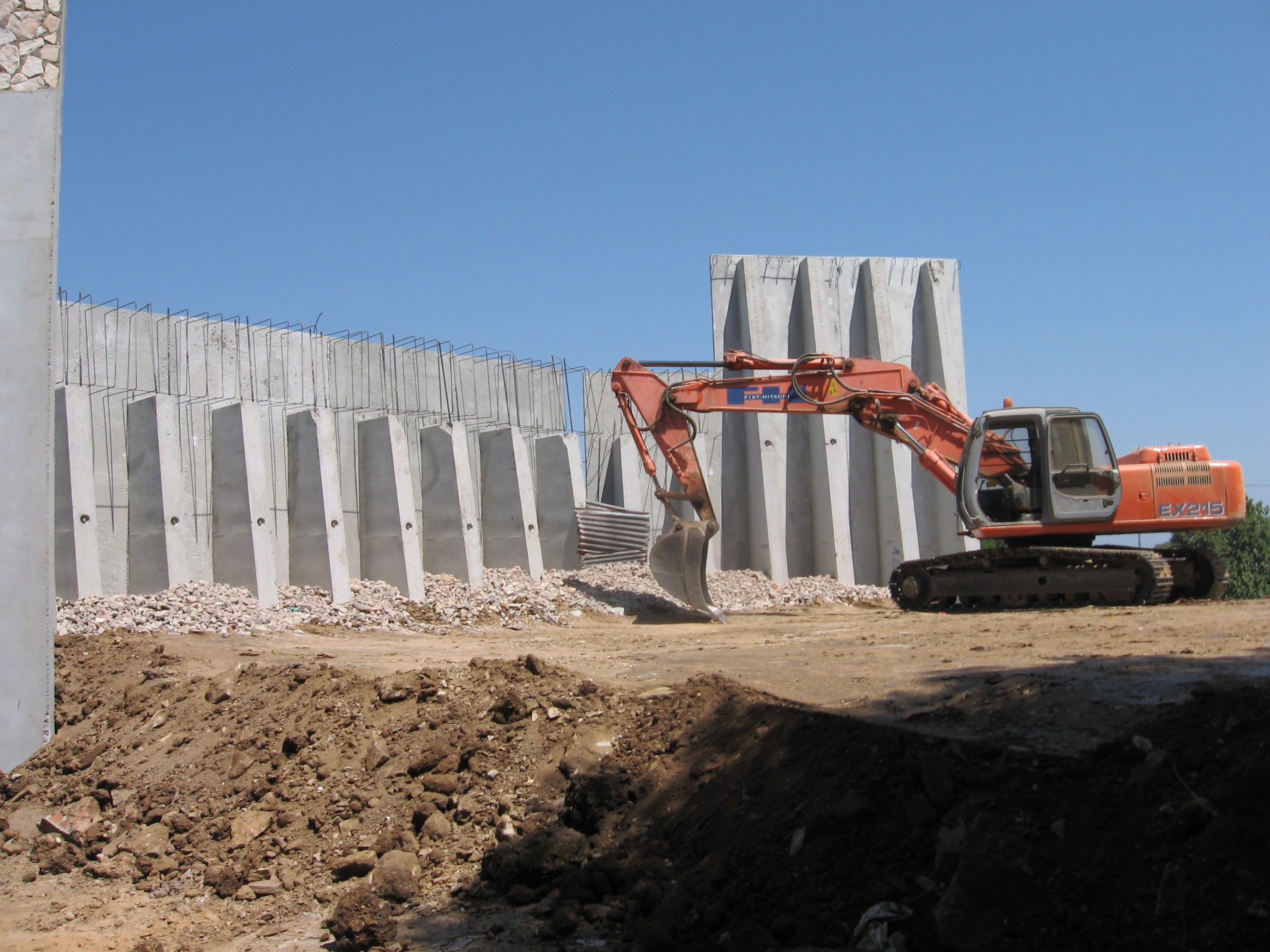 Semelles De Fondation Préfabriquées Murs De Soutènement Préfabriqués